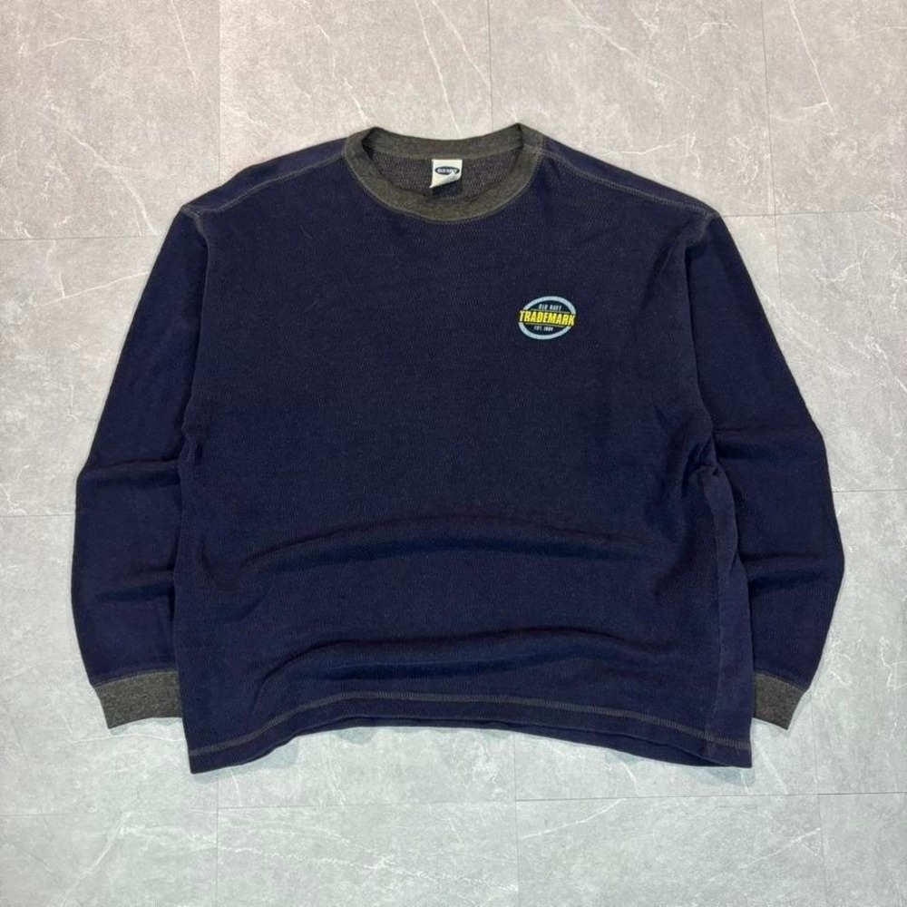 Y2K Old Navy navy blue thermal longsleeve